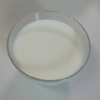 牛乳で作る❗️ヨーグルト風ドリンク(^ー^)